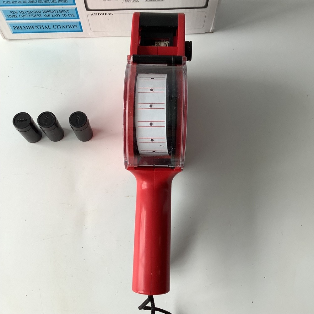 MX-5500 Price Tag Gun Label Marker -Handheld Stamping Machine w/Labels - Picture 4 of 9